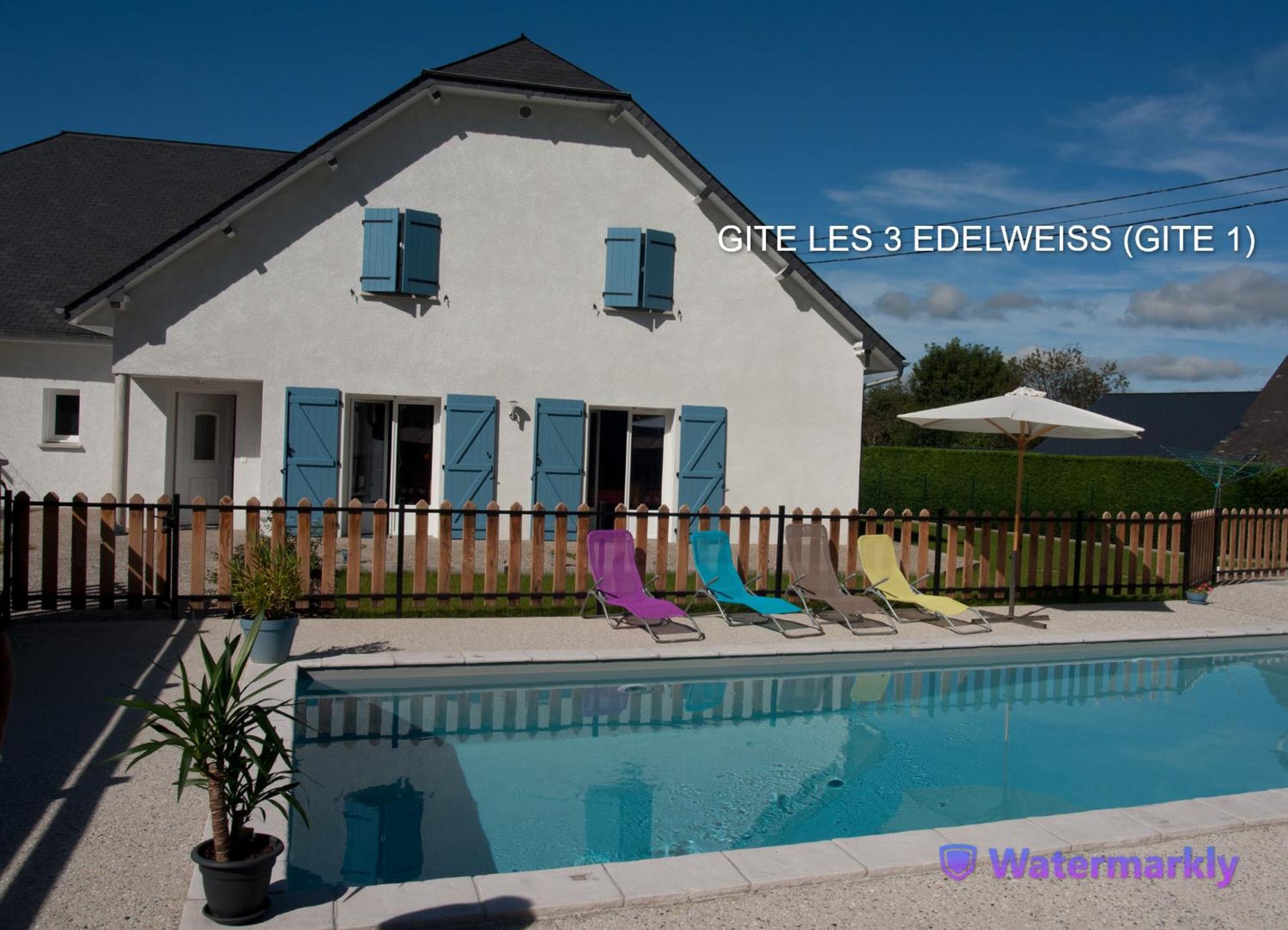 Les 3 Edelweiss - Gite 1 Ou Gite 2 Arette Exterior foto